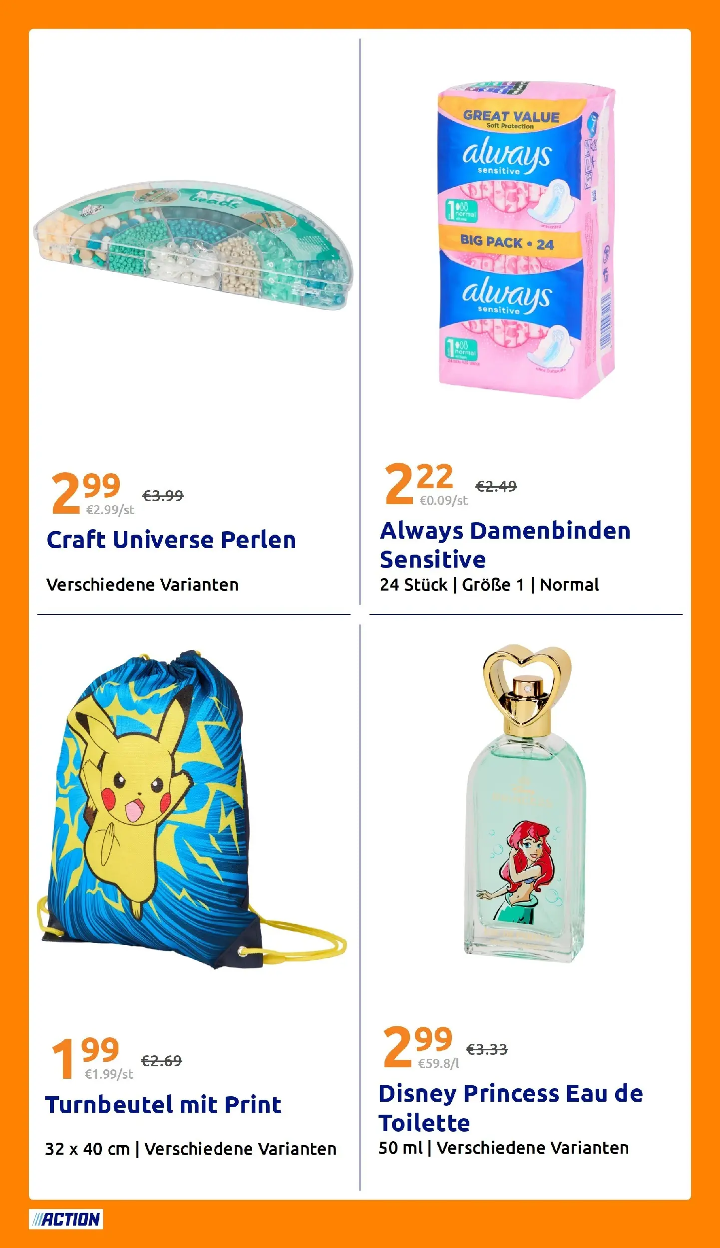 Action Kleine Preise, große Freude von 05.08.2026 - Aktuelle Angebote | Seite: 22 | Produkte: Toilette, Eau de Toilette