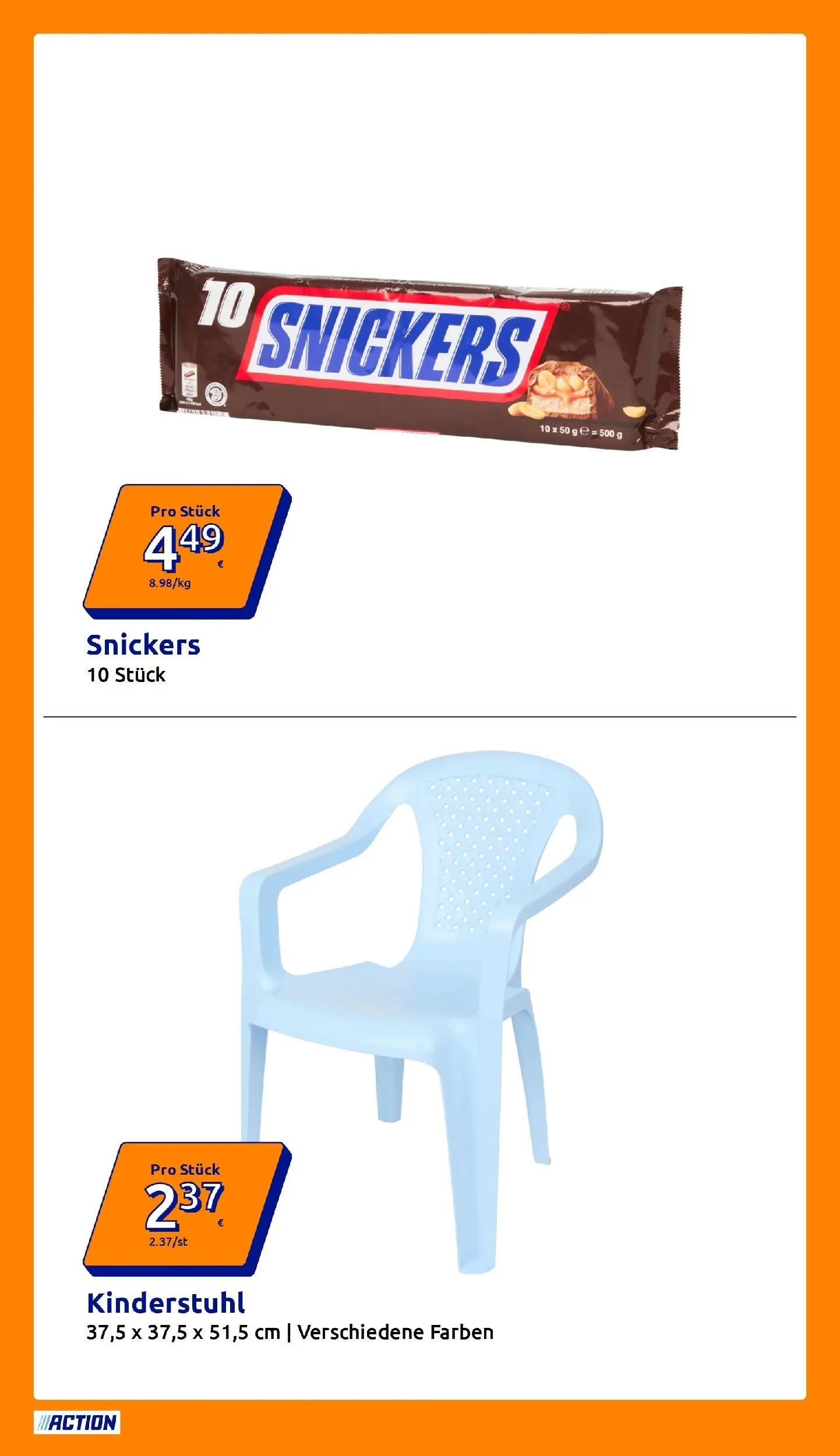 Action Kleine Preise, große Freude ab 05.08.2026 → Angebote nächste Woche | Seite: 17 | Produkte: Snickers