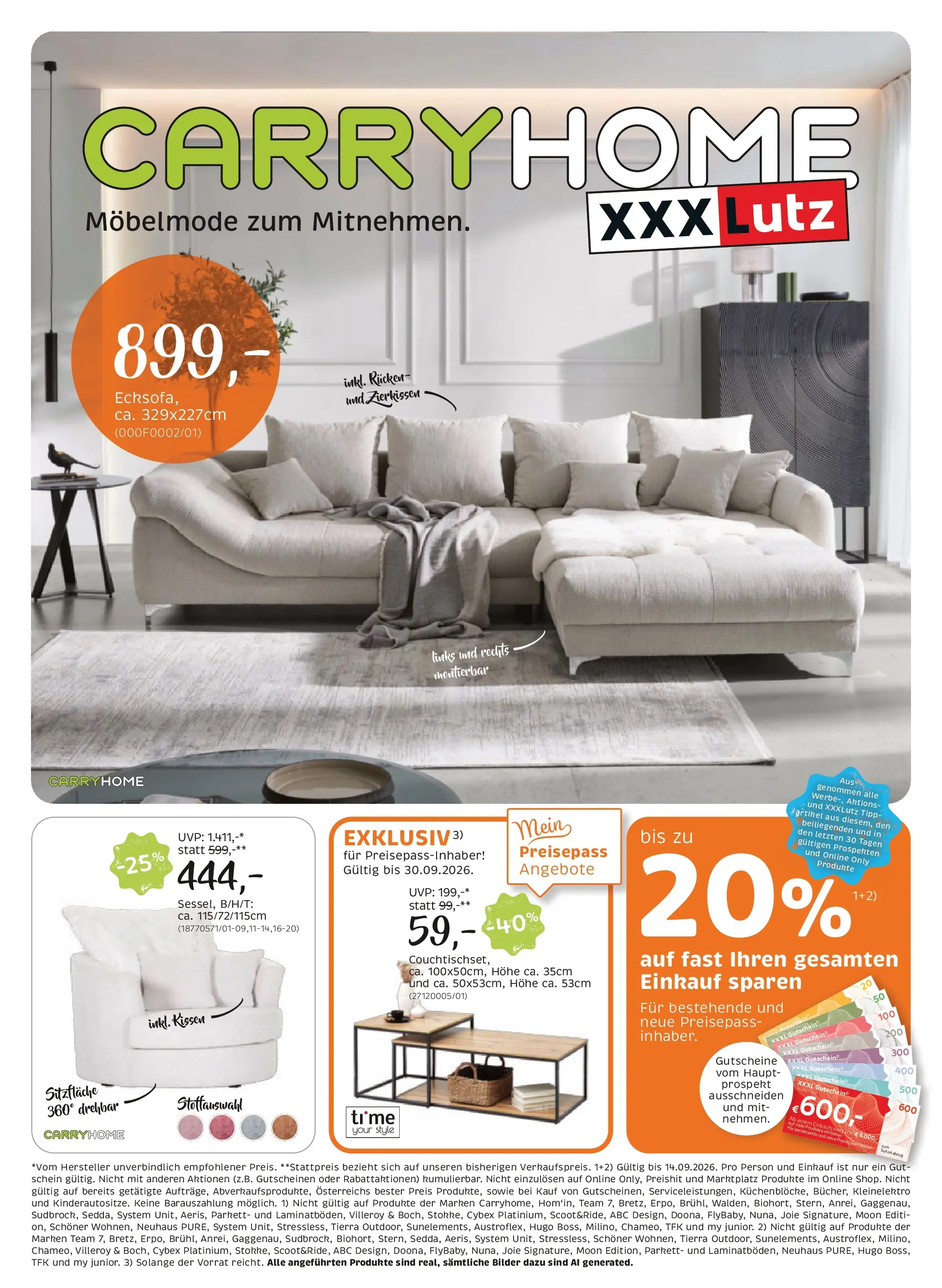 XXXLutz Hauptprospekt von 04.08.2026 - Aktuelle Angebote | Seite: 1 | Produkte: Kissen