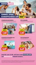 HOFER HOFER: Flugblatt - ab 07.08.2026
