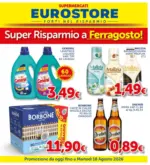 Supermercati Eurostore Super risparmio a Ferragosto! - al 18.08.2026