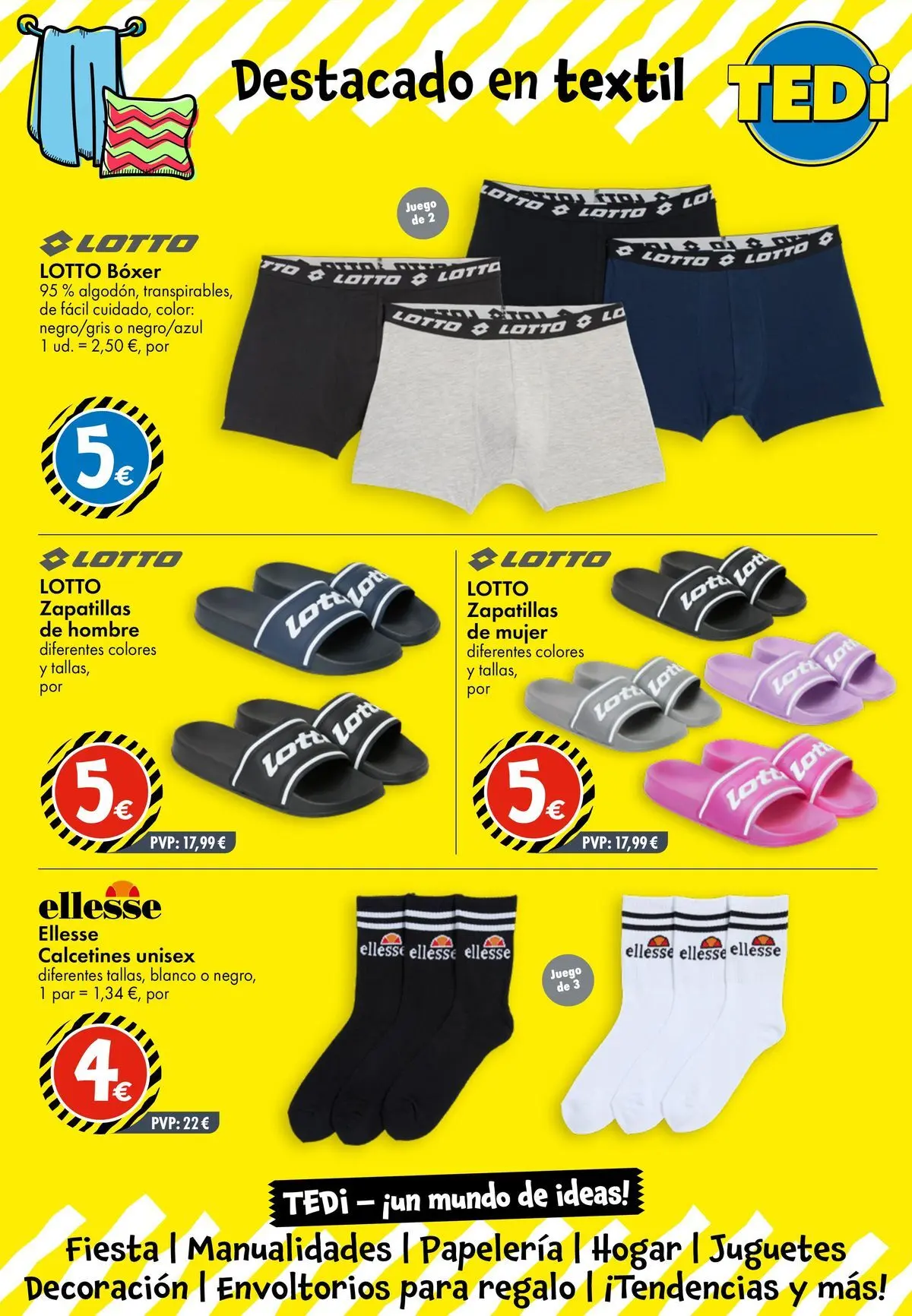 TEDi folleto 07/08/2026 - 14/08/2026 | Página: 7 | Productos: Zapatillas, Juguetes