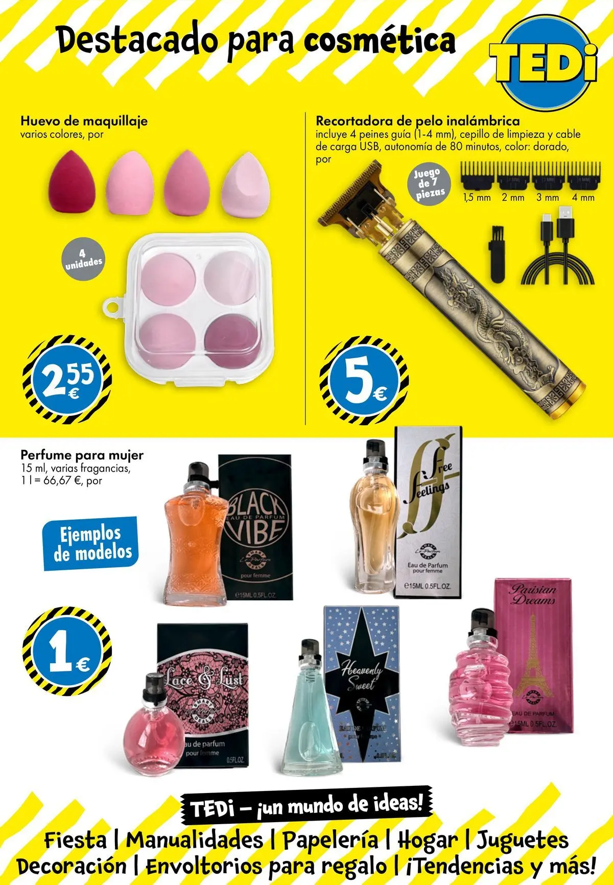 TEDi folleto 07/08/2026 - 14/08/2026 | Página: 13 | Productos: Perfume, Juguetes, Cable, Eau de parfum