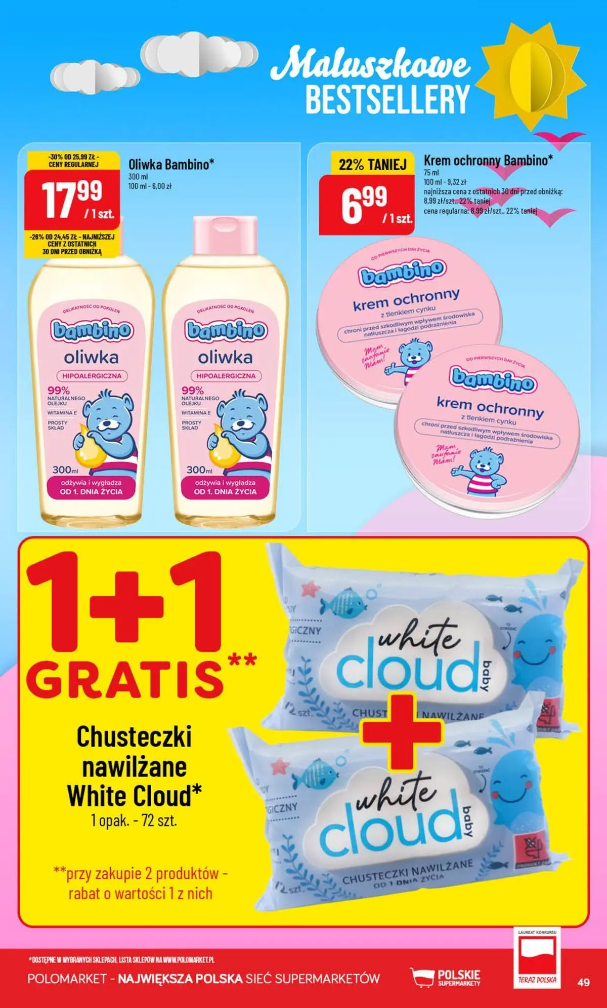 Nowa POLOmarket gazetka od jutra (05.08.2026) | Strona: 49 | Produkty: Krem Nowa POLOmarket gazetka od jutra 05.08.2026 | Strona: 49 | Produkty: Krem