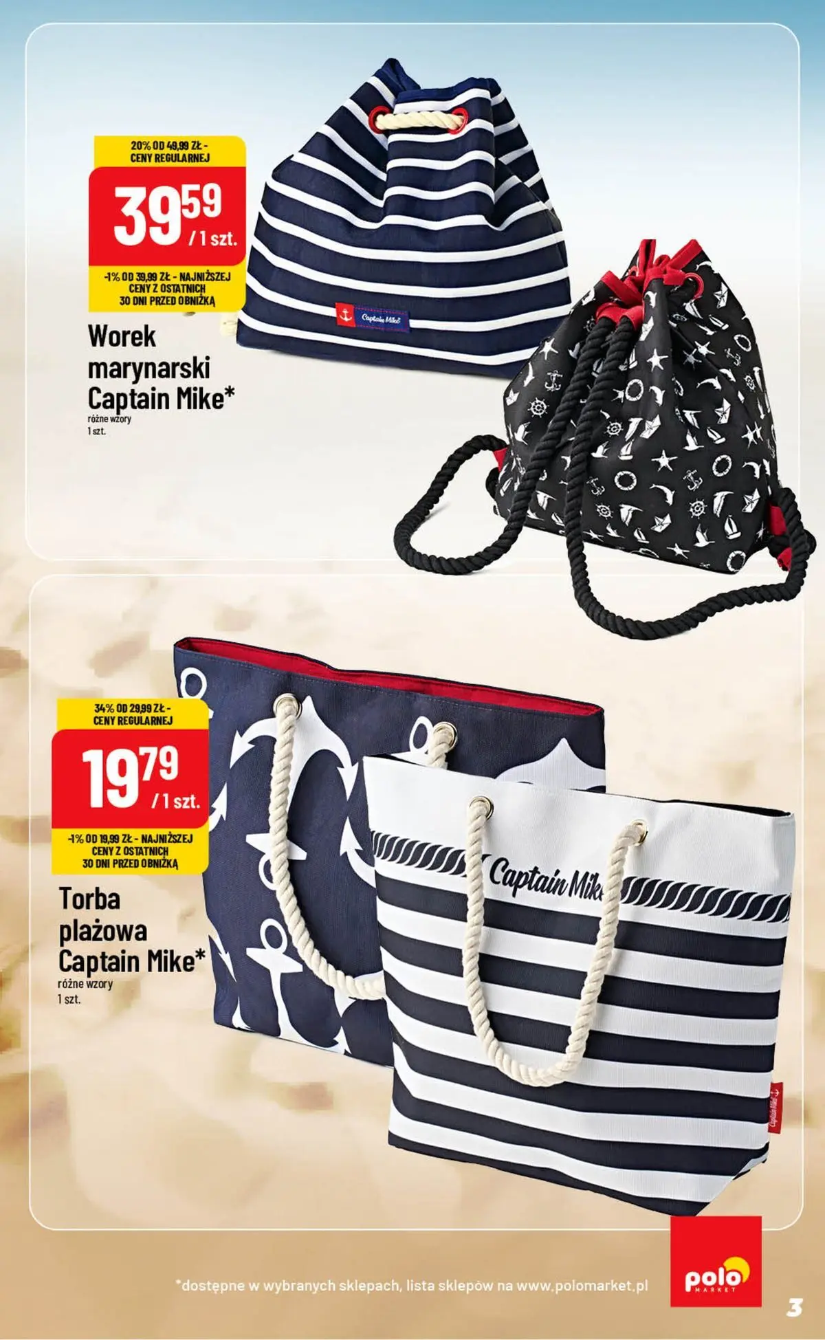 Nowa POLOmarket gazetka od jutra 05.08.2026 | Strona: 3 | Produkty: Torba