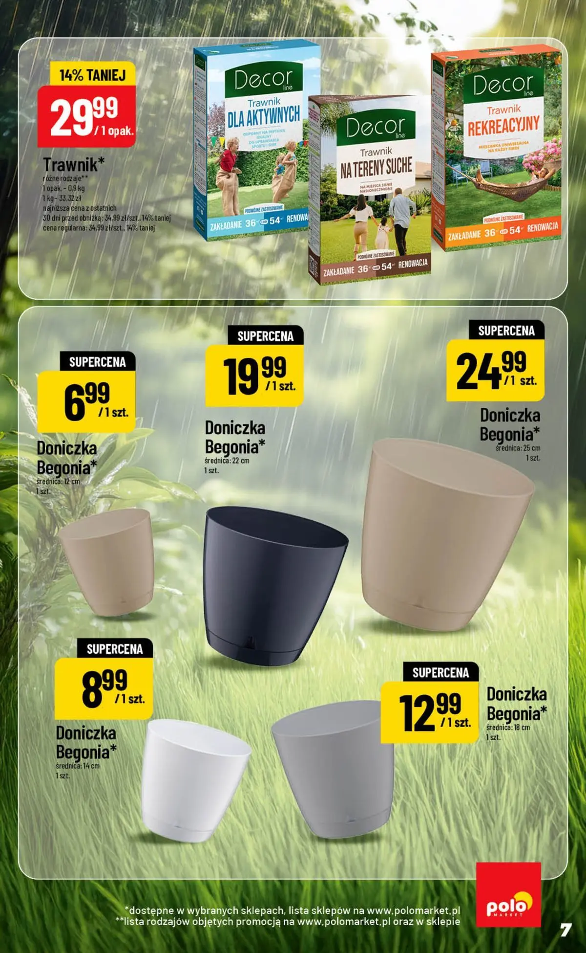 Nowa POLOmarket gazetka od jutra 05.08.2026 | Strona: 7 | Produkty: Doniczka