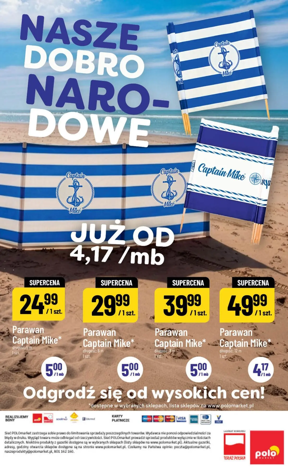 Nowa POLOmarket gazetka od jutra 05.08.2026 | Strona: 12 | Produkty: Parawan