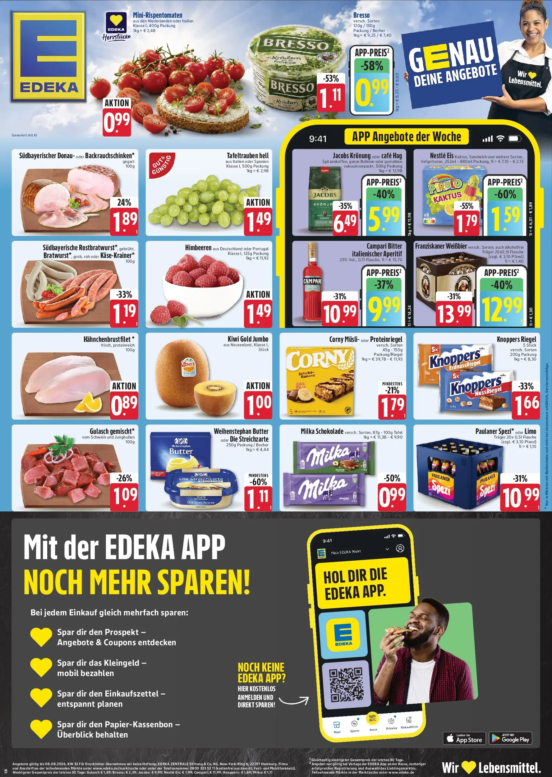 Edeka Prospekt Rötz (ab 06.08.2026) » Angebote Online | Seite: 1