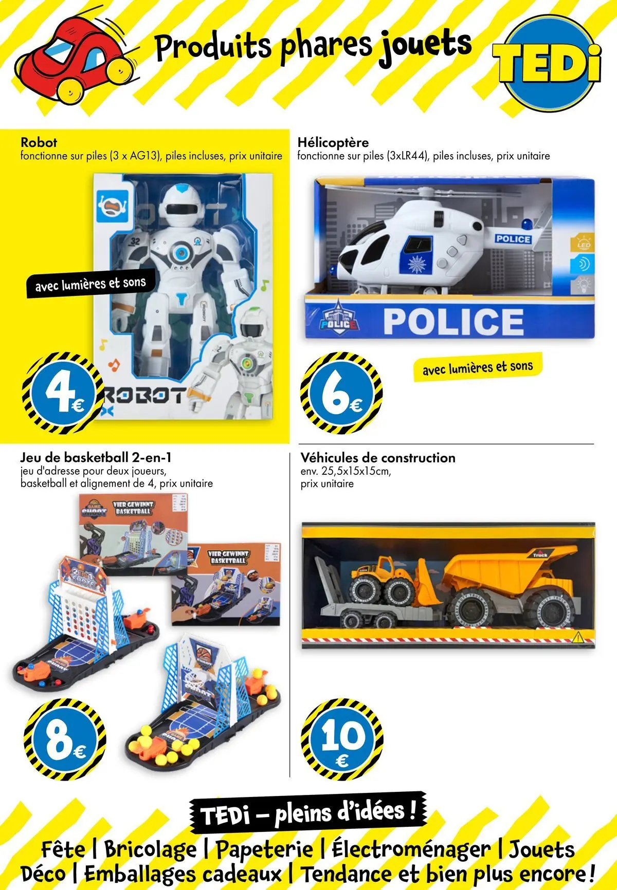 TEDi catalogue Tournefeuille à partir du 05/08/2026 - promo en ligne | Page: 3 | Produits: Robot, Jouets, Piles