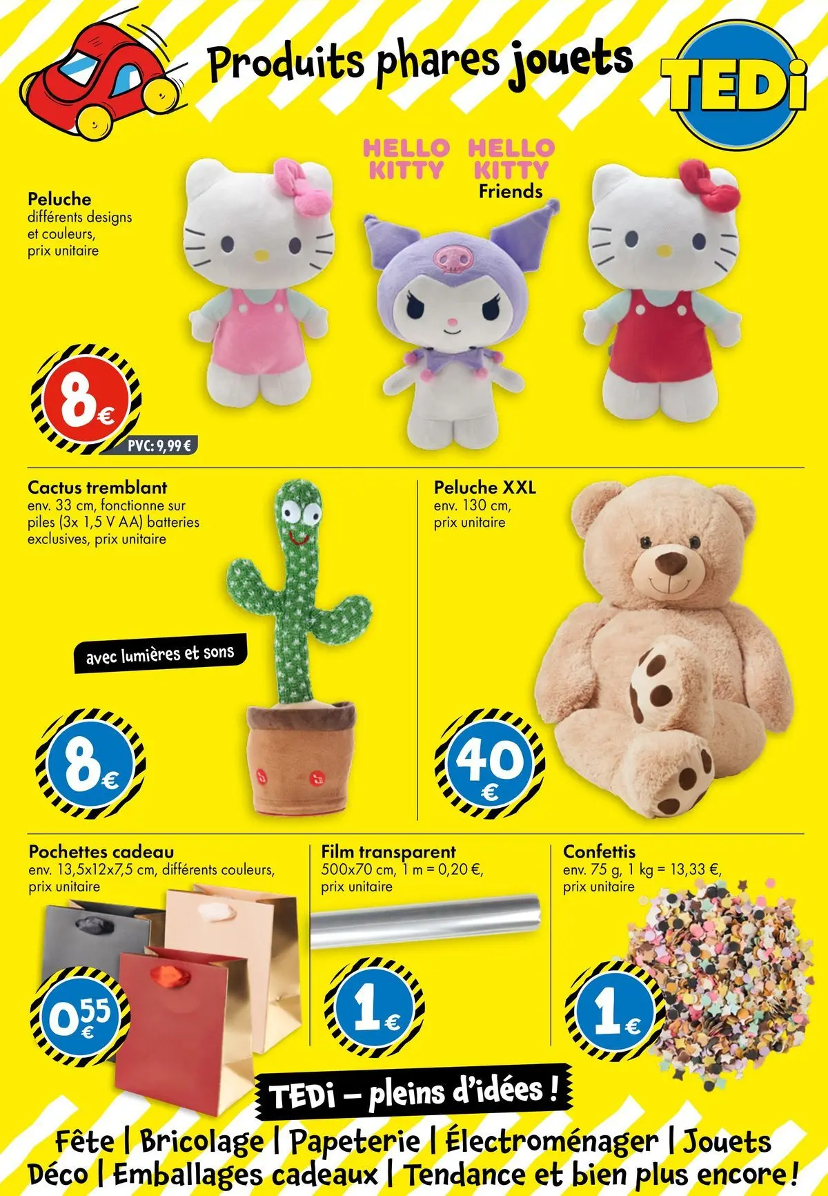 TEDi catalogue Tournefeuille à partir du 05/08/2026 - promo en ligne | Page: 4 | Produits: Peluche, Jouets, Piles