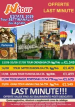 Av Tour LAST MINUTE tour partenze - al 29.08.2026