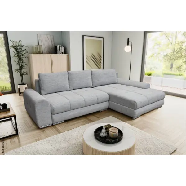 Ecksofa mit Bettfunktion und Bettkasten Lorenz