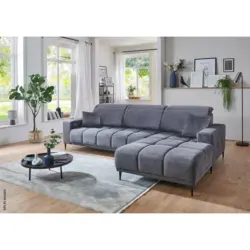 Ecksofa mit elektrischer Sitztiefenverstellung