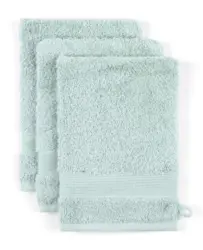 Waschlappen Silke Salbeigr&uuml;n ca. 15x21cm 3er Set