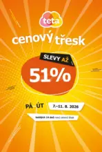 Teta drogerie Cenov&yacute; třesk v Tetě &ndash; do 11.08.2026