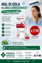 Farmacia Saggio Mal di gola da aria condizionata? - al 16.08.2026