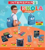 Interspar: INTERSPAR Iskola katal&oacute;gus - 2026.08.13 napt&oacute;l