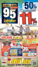 M&ouml;bel Inhofer Wir feiern 95 Jahre Jubil&auml;um - bis 29.08.2026