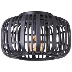 Deckenleuchte Woodrow Schwarz max. 60 Watt Deckenlampe