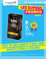 E.Leclerc SUPERS PROMOS #Aout Rentr&eacute;e (TPA8) - EXPRESS - au 22.08.2026