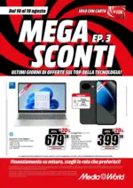 Media World Mega sconti - al 19.08.2026
