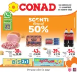 Conad Centro Nord Soc. Coop. Sconti fino al 50% - al 25.08.2026