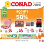 Conad Centro Nord Soc. Coop. Sconti fino al 50% - al 25.08.2026