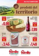 Famila Superstore PRODOTTI DEL TERRITORIO - al 19.08.2026