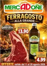 MercADone Offerte valide dal 11 al 20 agosto 2026 - al 20.08.2026