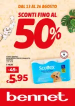 Bennet Sconti fino al 50% - al 26.08.2026