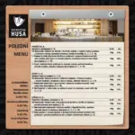 Potrefen&aacute; Husa Poledn&iacute; menu &ndash; do 14.08.2026