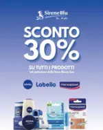 Sirene Blu Sconto 30% - al 16.08.2026