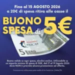Pascar Buono spesa di 5 euro - al 15.08.2026