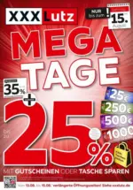 XXXLutz Mega Tage - bis 22.08.2026
