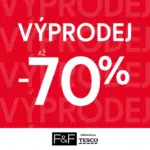 F&F V&yacute;prodej až -70% &ndash; do 25.08.2026
