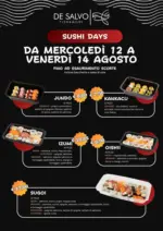 Pescheria De Salvo Sushi days - al 14.08.2026