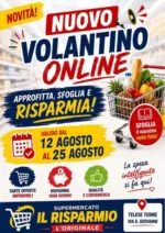 Supermercato Il Risparmio Valido dal 12 agosto al 25 agosto - al 25.08.2026