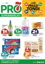 PRO7 Supermercati Prezzi tondi - al 21.08.2026