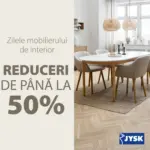 JYSK JYSK Zilele mobilerului de interior - p&acirc;nă la 24-08-26