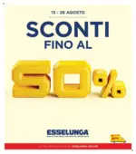 ESSELUNGA SPA Sconti fino al 50 - al 26.08.2026