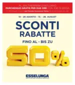 ESSELUNGA SPA Sconti fino al 50 - al 26.08.2026