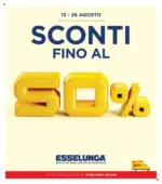 ESSELUNGA SPA Sconti fino al 50 - al 26.08.2026