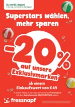 Fressnapf Fressnapf: Superstars w&auml;hlen, mehr sparen - bis 23.08.2026
