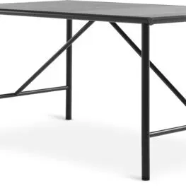 JYSK Masă grădină VIERLI 90x149 negru