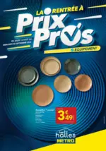 Metro Offres Prix & Promos Equipement - au 30.09.2026
