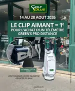 Golf Plus GREEN'S - PACK TELEMETRE PRO DISTANCE ET CLIP AIMANT - au 28.08.2026
