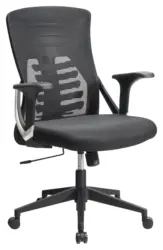 Drehstuhl Schwarz Schwarz ca. 65x104x65cm