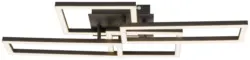 LED-Deckenleuchte Wonder Schwarz/Wei&szlig; max. 40 Watt Deckenlampe