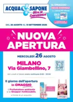 Acqua & Sapone SRL Societ&agrave; Consortile Nuova Apertura - al 13.09.2026