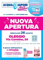 Acqua & Sapone SRL Societ&agrave; Consortile Nuova apertura - al 13.09.2026